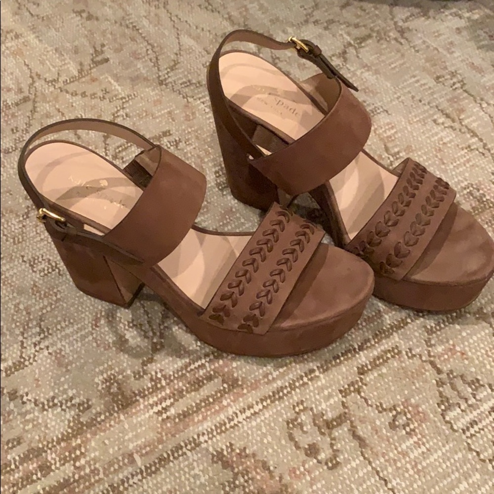 Kate Spade Block-Heel Platform Sandals